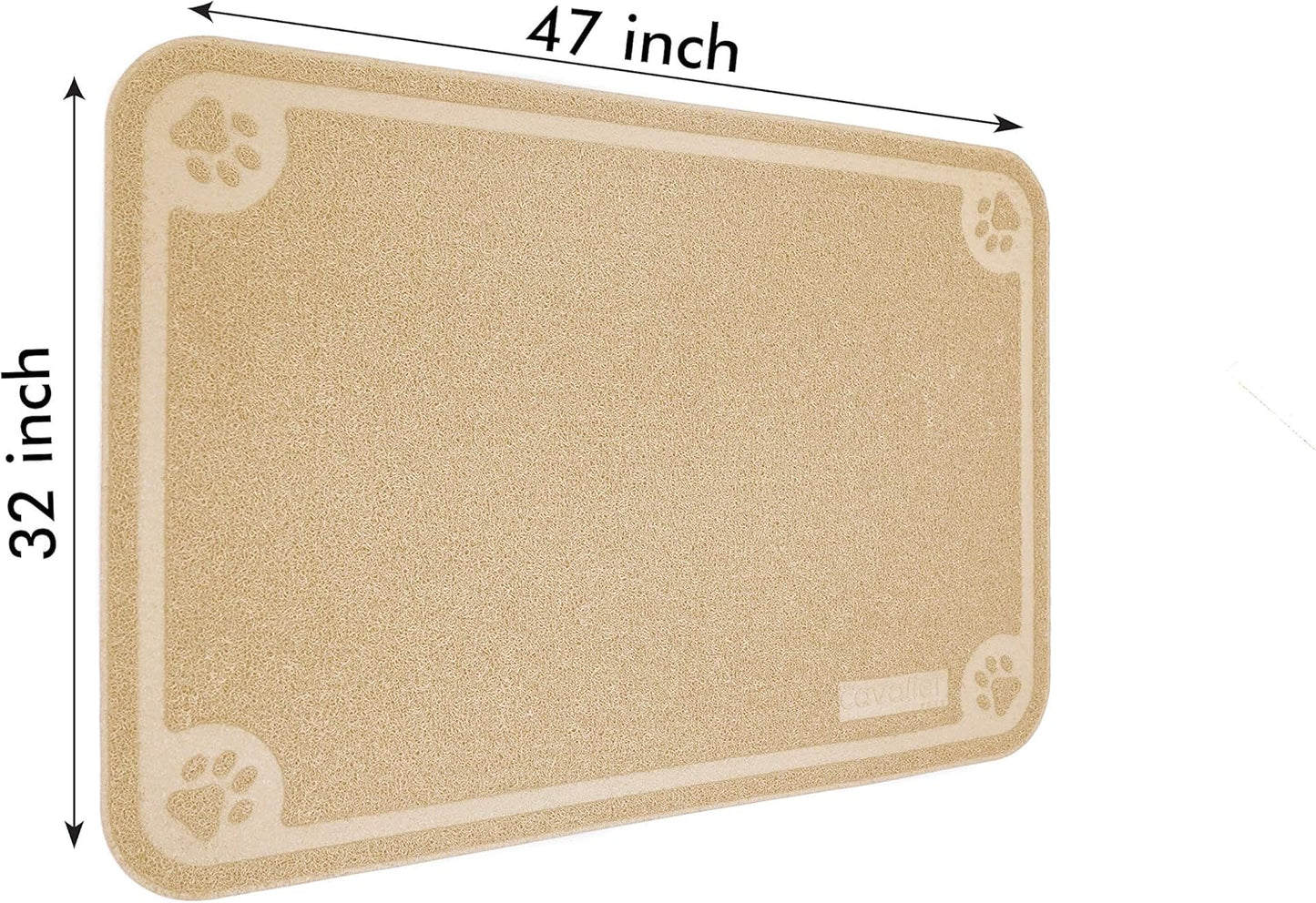 Silicone Pet Food Mat – Non-Slip, Waterproof, Easy-to-Clean Bowl Mat for Cats & Dogs with Unique Paw Design